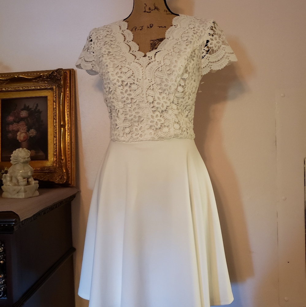 White dress